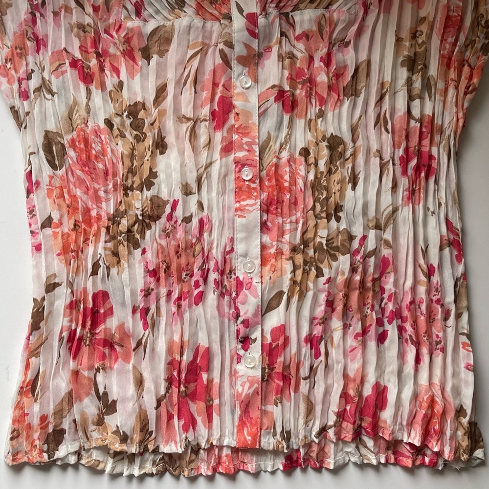 Notations Women's Floral Top - Size 2X - Picture 4 of 9